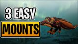 Top 3 Easy Soloable 100% Drop Rate Mounts | Shadowlands Pre-patch