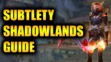 ULTIMATE Shadowlands Subtlety Rogue Overview
