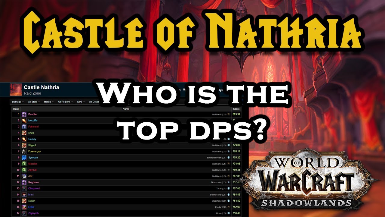 WHAT IS THE BEST DPS CLASS FOR CASTLE OF NATHRIA IN WORLD OF WARCRAFT