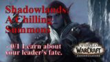 WoW Shadowlands: A Chilling Summons [ALLIANCE][SHADOWLANDS QUEST]