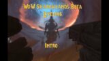 WoW Shadowlands Beta – Leveling – Intro
