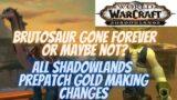 WoW Shadowlands Prepatch: All Gold Making Changes and Ramifications