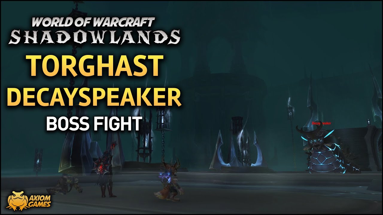 WoW Shadowlands Decayspeaker Boss Fight World of Warcraft