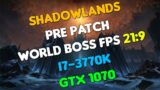 World Of Warcraft Shadowlands Pre Patch – World Boss Fight | GTX 1070 | i7-3770K | 21:9