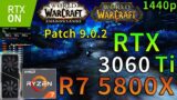 World Of Warcraft: Shadowlands | RAY TRACING | Ultra Settings | RTX 3060 Ti | Ryzen 7 5800X | 1440p