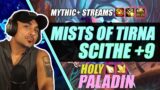 World of Warcraft Shadowlands Mist of Tirna Scithe Mythic+9 Holy Paladin Pug Life