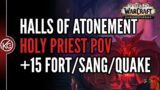 15 Halls of Atonement – Holy Priest PoV – Fortified/Sanguine/Quaking – Shadowlands Mythic Plus