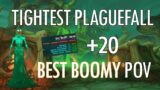 +20 Plaguefall 0.4 Seconds Under Time! | Balance Druid PoV | Shadowlands M+ Season 1