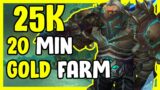25k Gold Farm 20 Mins In WoW Shadowlands – Gold Making Guide