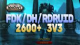 2600+ Frost Deathknight 3v3 As Dh/DK/RDruid – WoW Shadowlands 9.0.2 PvP