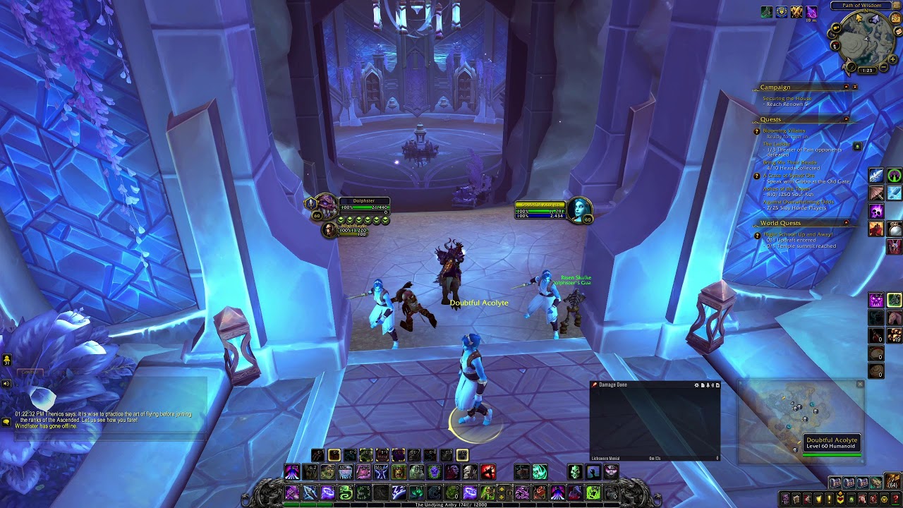 Angeliki Golden Steward's Chest Bastion WoW Shadowlands World of