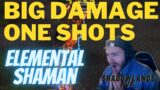 BIG DAMAGE ONE SHOTS!! Elemental Shaman 3v3 Arena Shadowlands PvP 9.0.2