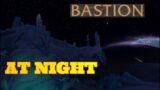 Bastion at night. World of Warcraft Shadowlands