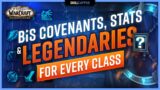 BiS Covenants, Stats & Legendaries For EVERY Class! | Shadowlands 9.0 Guide