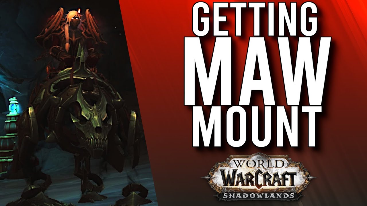 GETTING THE MAW MOUNT! The Final Layer Defeated In Shadowlands