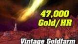 I Made 47,000 Gold in 1 Hour | Oldschool Farm | Shadowlands Goldmaking
