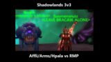 Shadowlands Affliction 3v3 – Affli/Arms/Hpala vs RMP