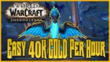 Shadowlands Gold Farm 40K Gold Per Hour With Skinning