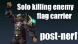 Solo killing enemy flag carrier to end the game – WoW Shadowlands Marksmanship PvP