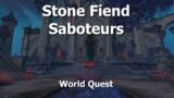 Stone Fiend Saboteurs–World Quest–WoW Shadowlands