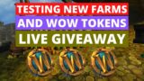 Testing New Gold Farms and WoW Tokens Giveaway | Wow Shadowlands Gold Farming Guide
