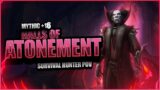 16 Halls of Atonement – Survival Hunter POV | WoW Shadowlands 9.0 + Channel announcement