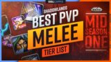 Best PvP Melee in Shadowlands 9.0 [Mid Season 1] TIER LIST