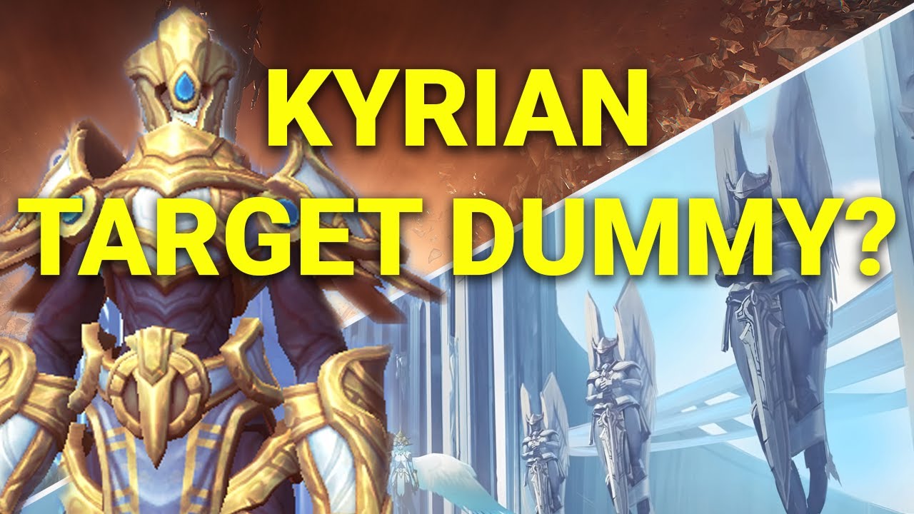Kyrian Target Dummy Location Shadowlands World of Warcraft videos