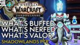 Shadowlands 9.0.5 PTR Build: Buffs, Nerfs And Valor Points
