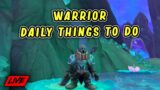 WARRIOR Gear and Quests | Daily Things To Do | WoW: Shadowlands  Ep.1