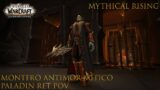 World of Warcraft Shadowlands "Montero Antimor"  Castillo Nathria MITICO Paladin POV