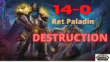 2900 Ret Paladin DESTROYS Battleground (6 min game 14-0) – WoW Shadowlands 9.0 Ret Pally PvP