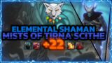 Barokoshama | Shadowlands Mythic +22 MISTS OF TIRNA SCITHE | Elemental Shaman PoV