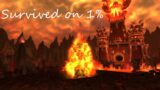 Survived on 1% | Fire Mage PvP | WoW Shadowlands 9.0.2