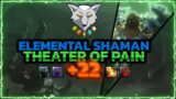 Barokoshama | Shadowlands Mythic + 22 Theater of Pain | Elemental Shaman PoV