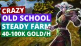 Crazy Old School Gold Farm: Steady 40-100k gold/h | Shadowlands gold farming