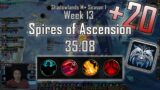 Spires of Ascension +20 | Windwalker Monk | Week 13 | WoW: Shadowlands 9.0