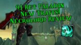 WoW 9.1 Shadowlands – *NEW* Ret Paladin Necrolord Soulbind Review/Thoughts