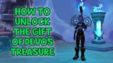 WoW Shadowlands – How To Unlock The Gift of Devos Treasure in Bastion | Benevolent Gong Instrument
