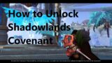 World Of Warcraft Shadowlands,Covenant  How To Unlock  Tutorial