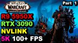 Wow Shadowlands Gameplay 8k | Nvidia RTX 3090 SLI | World Of Warcraft Gameplay | Wow Shadowlands 8k