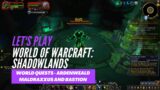 Let's Play World of Warcraft: Shadowlands (World quests in Ardenweald, Maldraxxus, and Bastion)