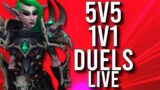 5V5 1V1 DUELS! DUELS IN PTR SHADOWLANDS! – WoW: Shadowlands 9.0 (Livestream)