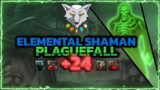 Barokoshama | Shadowlands Mythic + 24 PLAGUEFALL  | Elemental Shaman PoV
