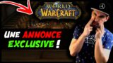 GROSSE ANNONCE POUR TOUS LES JOUEURS DE WORLD OF WARCRAFT SHADOWLANDS ET BURNING CRUSADE CLASSIC !