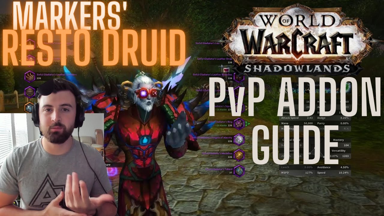 Markers Restoration Druid PvP Addon Guide World Of Warcraft 