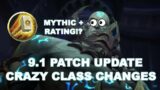 Shadowlands 9.1 Patch Update (Mythic + RATING!? Class Changes)
