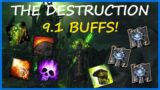 THE DESTRUCTION 9.1 BUFFS! | Destruction Warlock PvP | WoW Shadowlands 9.0.5