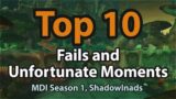 Top 10 MDI Fails and Unfortunate Moments, Season 1 | World of Warcraft, Shadowlands