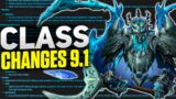 WoW Shadowlands 9.1 ALL Class Changes PVE & PVP